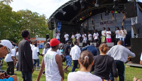 Illustration de la scène culturelle de Rencontres sans frontières 2018