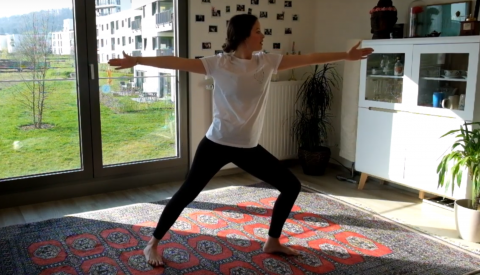 Yoga session