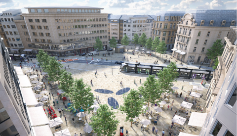Réaménagement de la place de Paris
