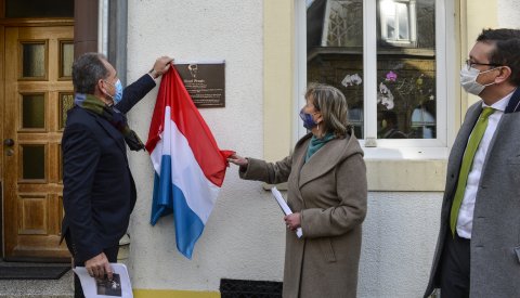 Inauguration Plaque Henri Pensis - Pfaffenthal