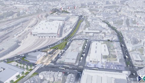 Plan du tramway - Tronçon C & D