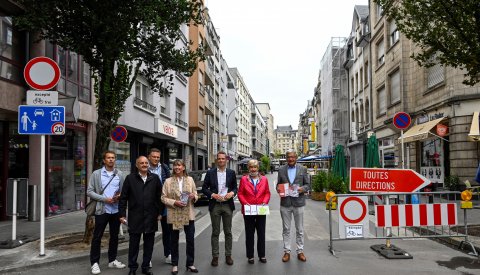 inauguration rue de strasbourg zone 30