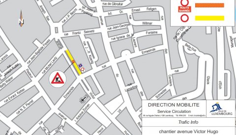 chantier avenue victor hugo