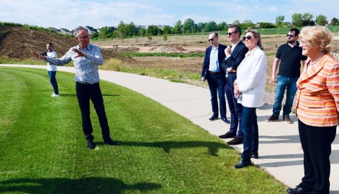 Visite presse - ban de gasperich
