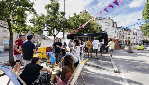 Inauguration Pop-up Place de France