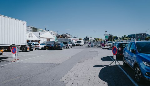 Fermeture temporaire Glacis