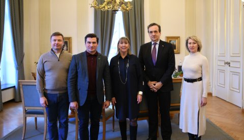 Accueil de Monsieur Dmytro Cheichuk à l’Hôtel de Ville