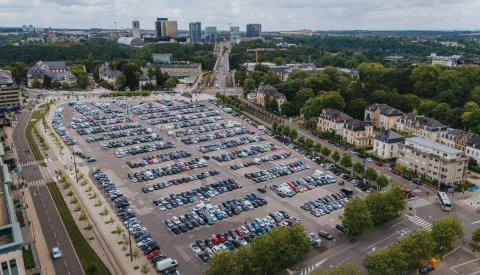 Photo drone du Glacis