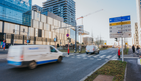 Photo du boulevard Kockelscheuer