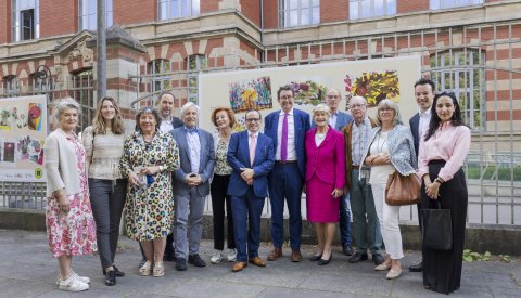 Inauguration de l'expo Héritage - Les roses de Luxembourg