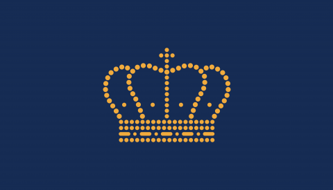 Couronne bleu