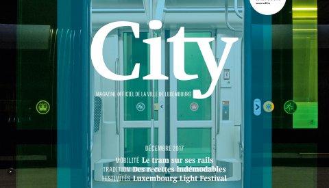 Couverture du magazine City montrant le tram 