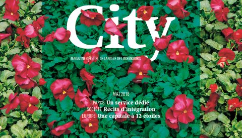 Illustration du cover du magazine CITY MAI 2018