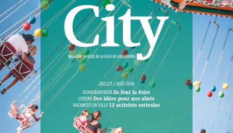 Illustration du cover du magazine CITY JUILLET/AOÛT 2018