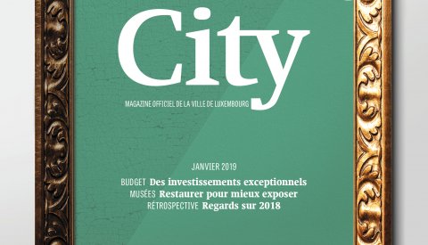 Illustration du cover du magazine CITY JANVIER 2019