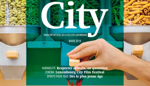 Illustration du cover du magazine CITY MARS 2019