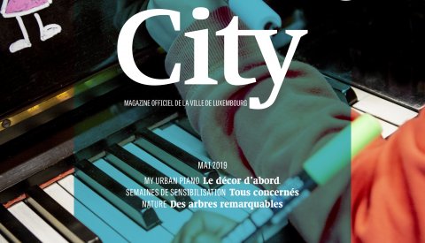 Illustration du cover du magazine CITY MAI 2019